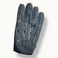 دستکش ماهیگیری اسکلتی  کد8 مشکی  سایز ایکس لارج