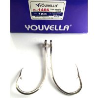 قلاب نیکل پایه بلند خار دار یوولا, سایز ۱۲/۰،بسته : ۱۰۰عددی Youvella 1466