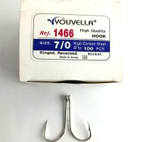 قلاب نیکل پایه بلند خار دار یوولا, سایز ۷/۰،بسته : ۱۰۰عددی Youvella 1466