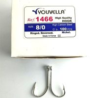 قلاب نیکل پایه بلند خار دار یوولا, سایز ۸/۰،بسته : ۱۰۰عددی Youvella 1466