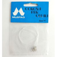 ریسه آماده ماهیگیری مارک موستاد تعداد در بسته ۸ عدد سایز ۱۴