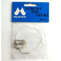 ریسه آماده ماهیگیری مارک موستاد تعداد در بسته ۸ عدد سایز ۲