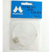 ریسه آماده ماهیگیری مارک موستاد تعداد در بسته ۸ عدد سایز ۹