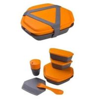 ست ۸ تکه ظروف کوهنوردی و کمپینگ کریویت رنگ نارنجی