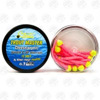 طعمه مصنوعی دم موشی شناور صورتی-فسفری طعم دار(پنیر) رنات بسته ۱۵ عددی