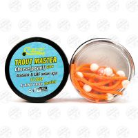 طعمه مصنوعی دم موشی شناور نارنجی-سفید طعم دار(پنیر) رنات بسته ۱۵ عددی