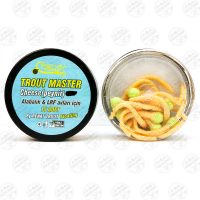 طعمه مصنوعی دم موشی شناور نخودی-فسفری طعم دار(پنیر) رنات بسته ۱۵ عددی