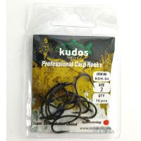 قلاب ماهیگیری کپوری کودوس سایز ۲،بسته ۱۰عددی مارک KUDOS KDH-04