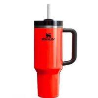 ماگ استیل نی دار 1.8 لیتر نارنجی فسفری STANLEY