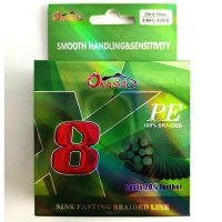 نخ ماهیگیری براید X8 اوکاسیا ۱۵۰متر سایز: ۰/۱۰، OKASIA