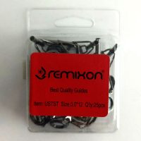 حلقه یدکی نوک چوب ماهیگیری رمیکسون, بسته 25 عددی, سایز: 3X12